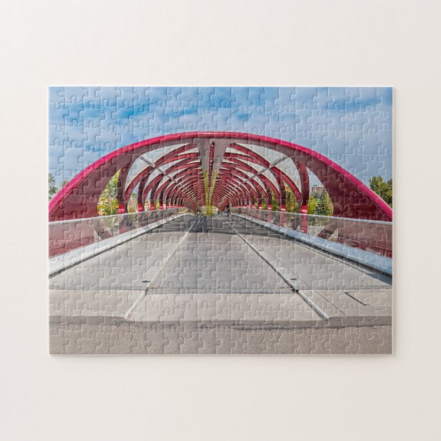 Calgary Peace Bridge. Jigsaw Puzzle (Horizontal)