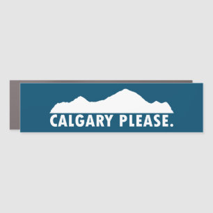 Calgary Please Car Magnet