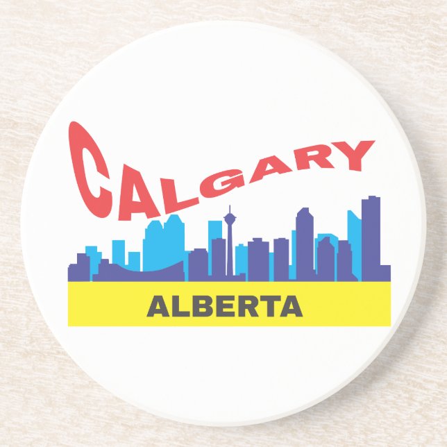 Calgary Sandstone Coaster (Front)