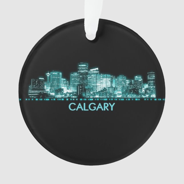 Calgary Skyline Ornament (Front)