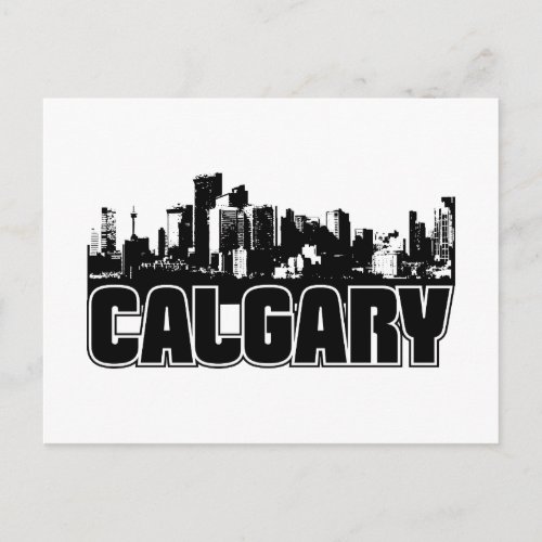 Calgary Skyline Postcard