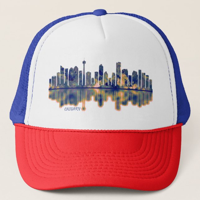 Calgary Skyline Trucker Hat (Front)