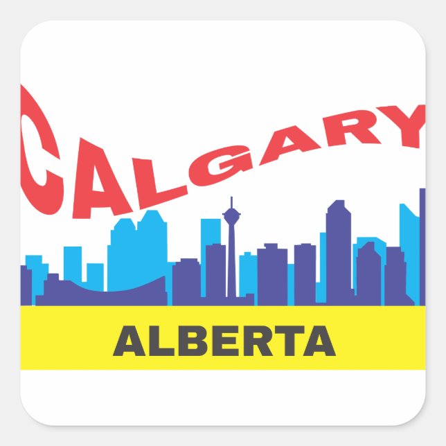 Calgary Square Sticker (Front)