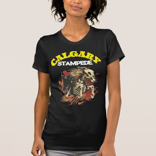 Calgary Stampede Rodeo Show Design T_Shirt