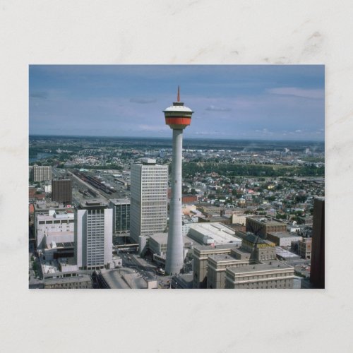 Calgary Tower Alberta Canada Postcard