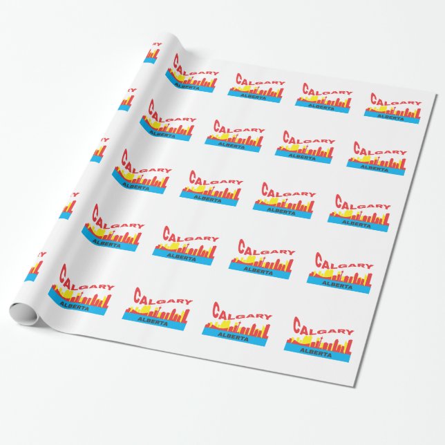 Calgary Wrapping Paper (Unrolled)