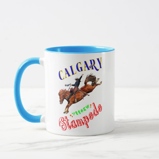 Calgary Yeehaw Stampede Mug (Left)