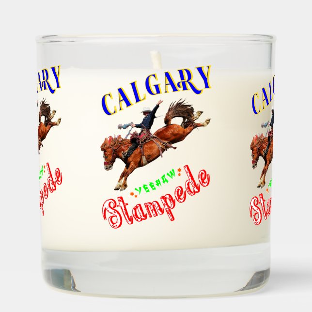 Calgary Yeehaw Stampede Scented Candle (Right)