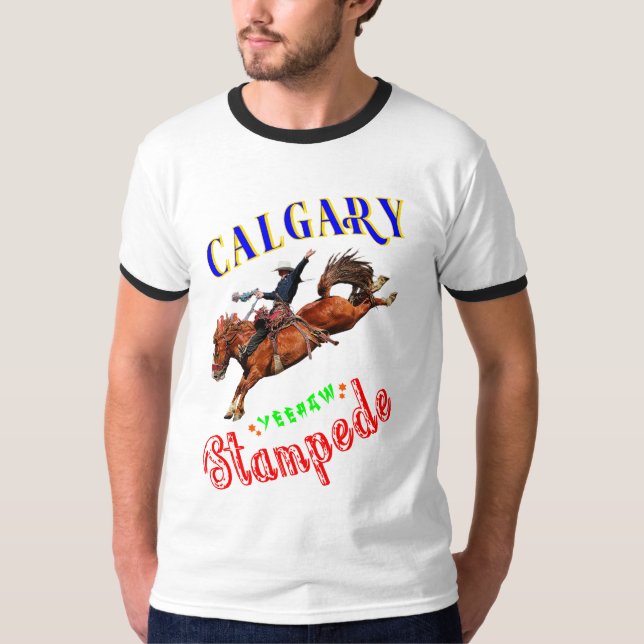 Calgary Yeehaw Stampede T-Shirt (Front)