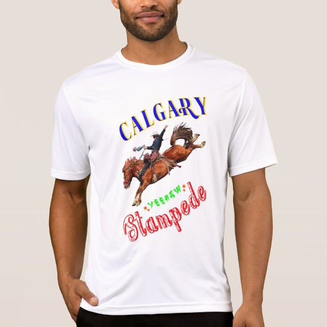 Calgary Yeehaw Stampede T-Shirt (Front)
