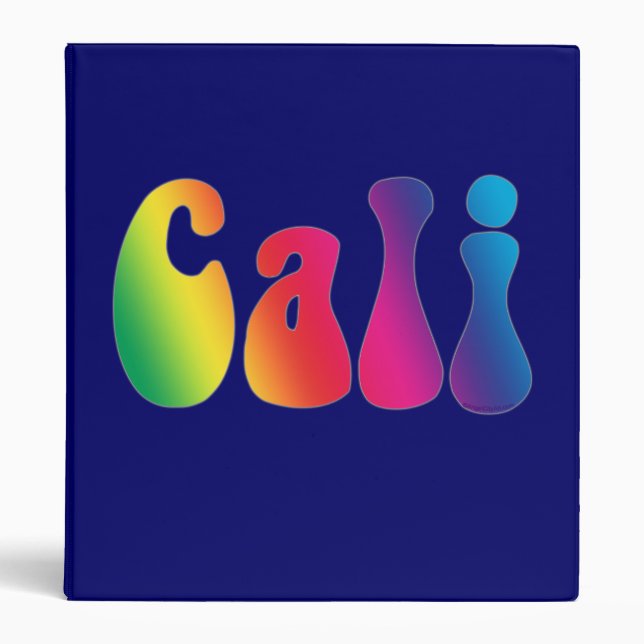 Cali California Hippie Binder (Front)