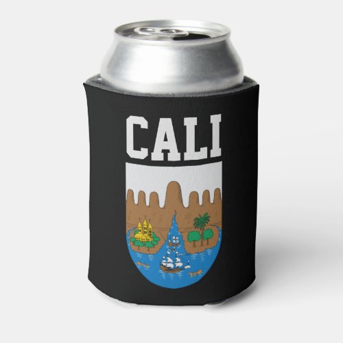 Cali COLOMBIA coat of arms Can Cooler