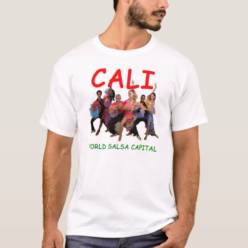 Cali Colombia salsa capital of the world T_Shirt