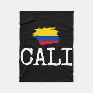 Cali Colombia Vacation Souvenir Colombian Women Me Fleece Blanket