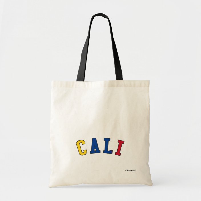 Cali in Colombia National Flag Colors Tote Bag