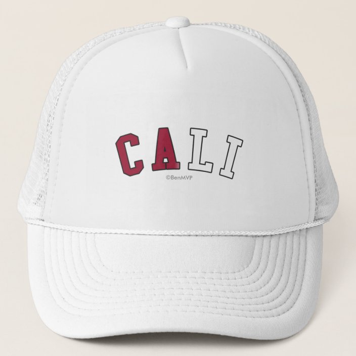 Cali in State Flag Colors Trucker Hat