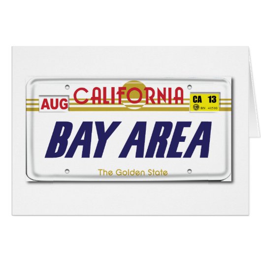 Cali License Plates Cards (Front Horizontal)