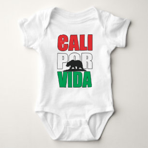 Cali Por Vida! (California For Life!) Baby Bodysuit