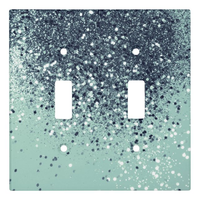 Cali Summer Vibes Lady Glitter #5 Light Switch Cover (Front)