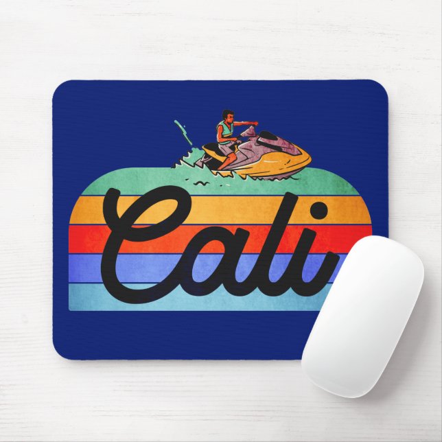 Cali Summer Vintage Style  Mouse Pad (With Mouse)