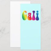 Cali Tie-Dye California Hippie Logo (Front/Back)