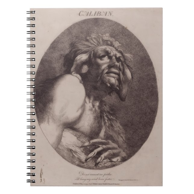  Caliban, 1775  John Hamilton Mortimer (artist) Notebook (Front)