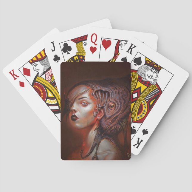 Caliber Presents V2 design playing cards (Back)