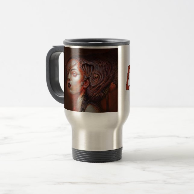 Caliber Presents V2 travel mug (Front Left)