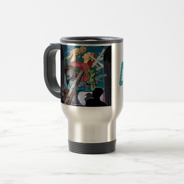 Caliber Presents V4 travel mug (Front Left)