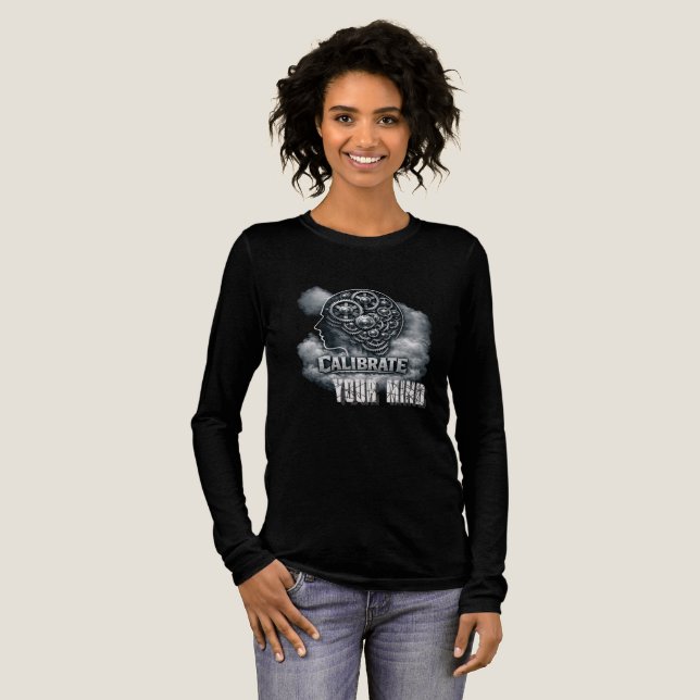 CalibrateMind Hoodie Tri-Blend Shirt (Full Front)