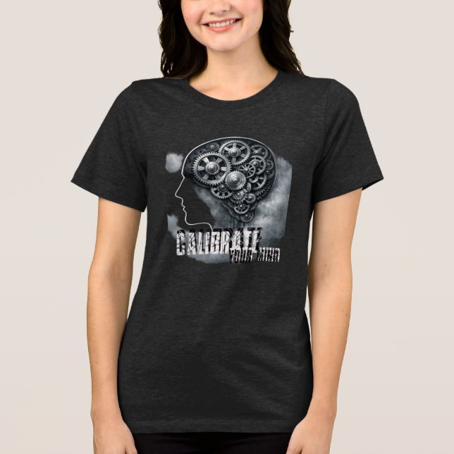 CalibrateMind Hoodie Tri-Blend Shirt (Front)