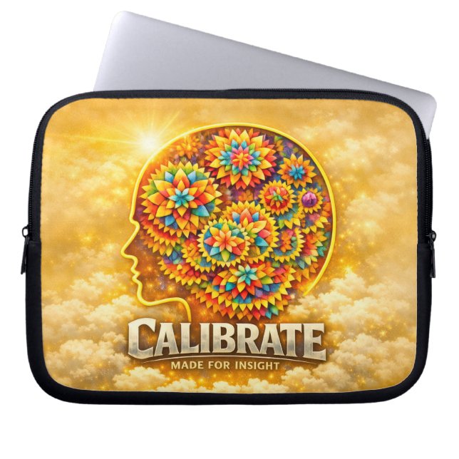 CalibrateMind Laptop Sleeve (Front)