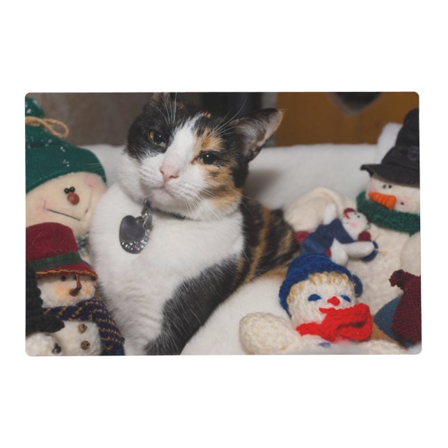 Calico And Snowmen Placemat (Front)