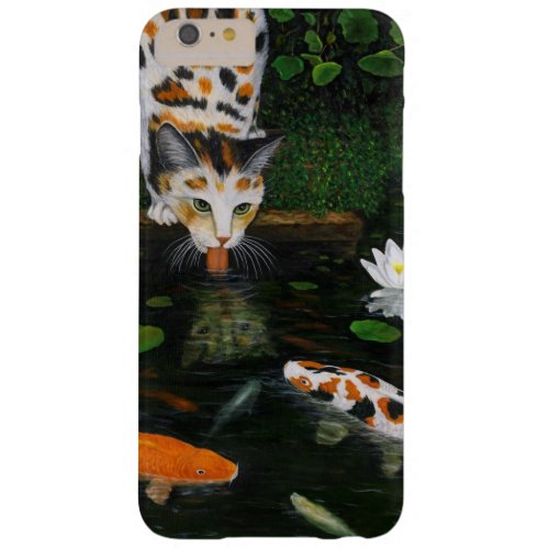 Calico Cat and Koi Fish Barely There iPhone 6 Plus Case
