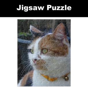 Calico cat animal lovers jigsaw puzzle