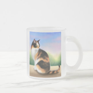 Calico Cat at Sunset Coffee Mug