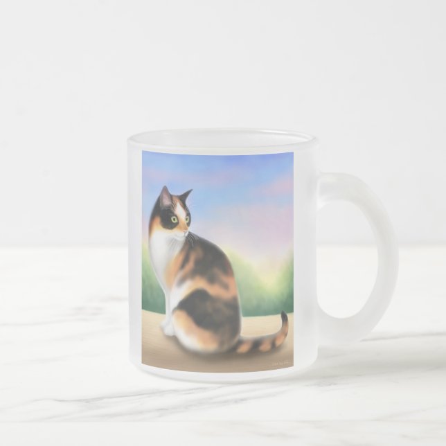Calico Cat at Sunset Coffee Mug (Right)