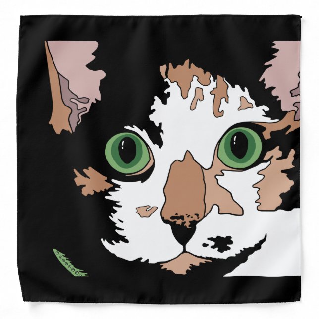 Calico Cat  Bandana (Front)