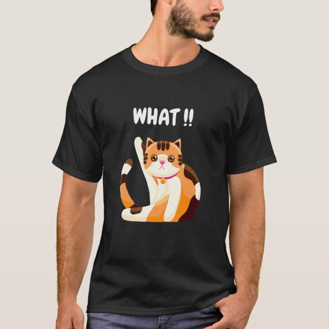Calico Cat Butt T-Shirt (Front)