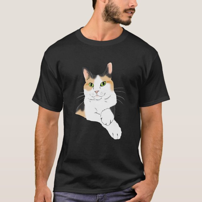 Calico Cat, Calico Mom, Calico Lover, Cat Lover, C T-Shirt (Front)