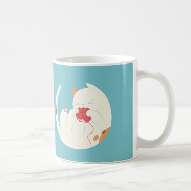 Calico Cat Coffee Mug (Right)