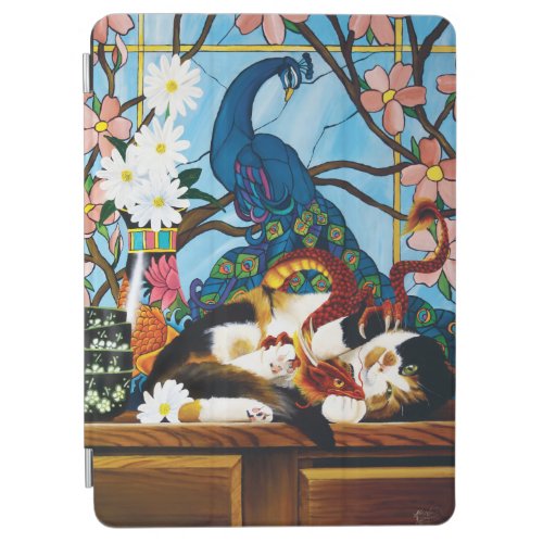 Calico Cat Dragon Red iPad Air Cover