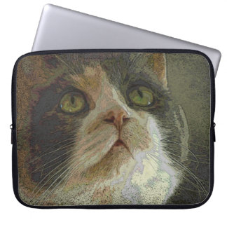 Calico Cat Face Laptop Sleeve
