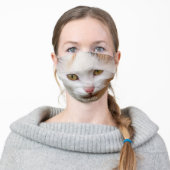 Calico Cat face mask cover (Worn)