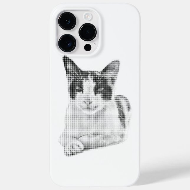 Calico Cat Halftone Case-Mate iPhone Case (Back)