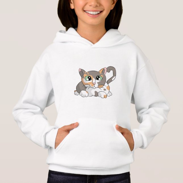 Calico Cat Hoodie (Front)