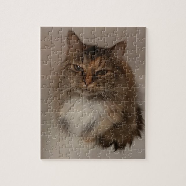 Calico Cat Jigsaw Puzzle (Vertical)