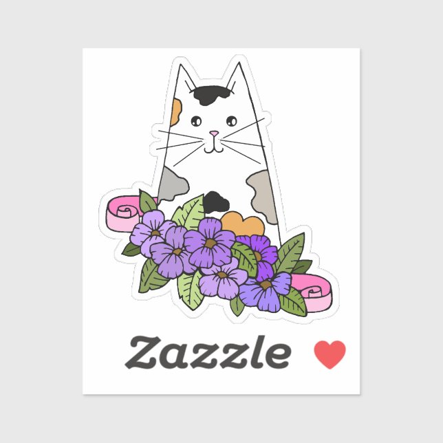 Calico Cat Laptop Sticker (Sheet)