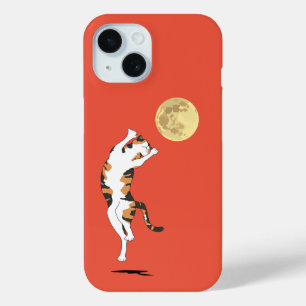 Calico Cat Moon Dancing Case-Mate iPhone Case