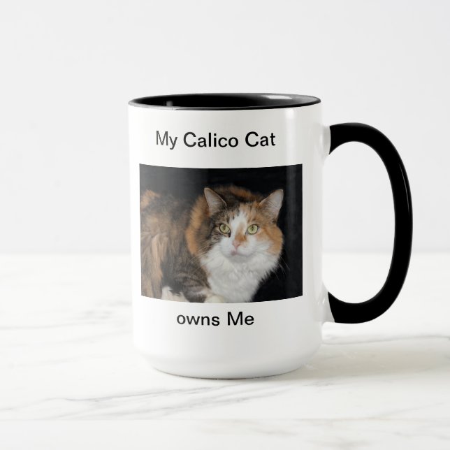 Calico Cat Mug (Right)